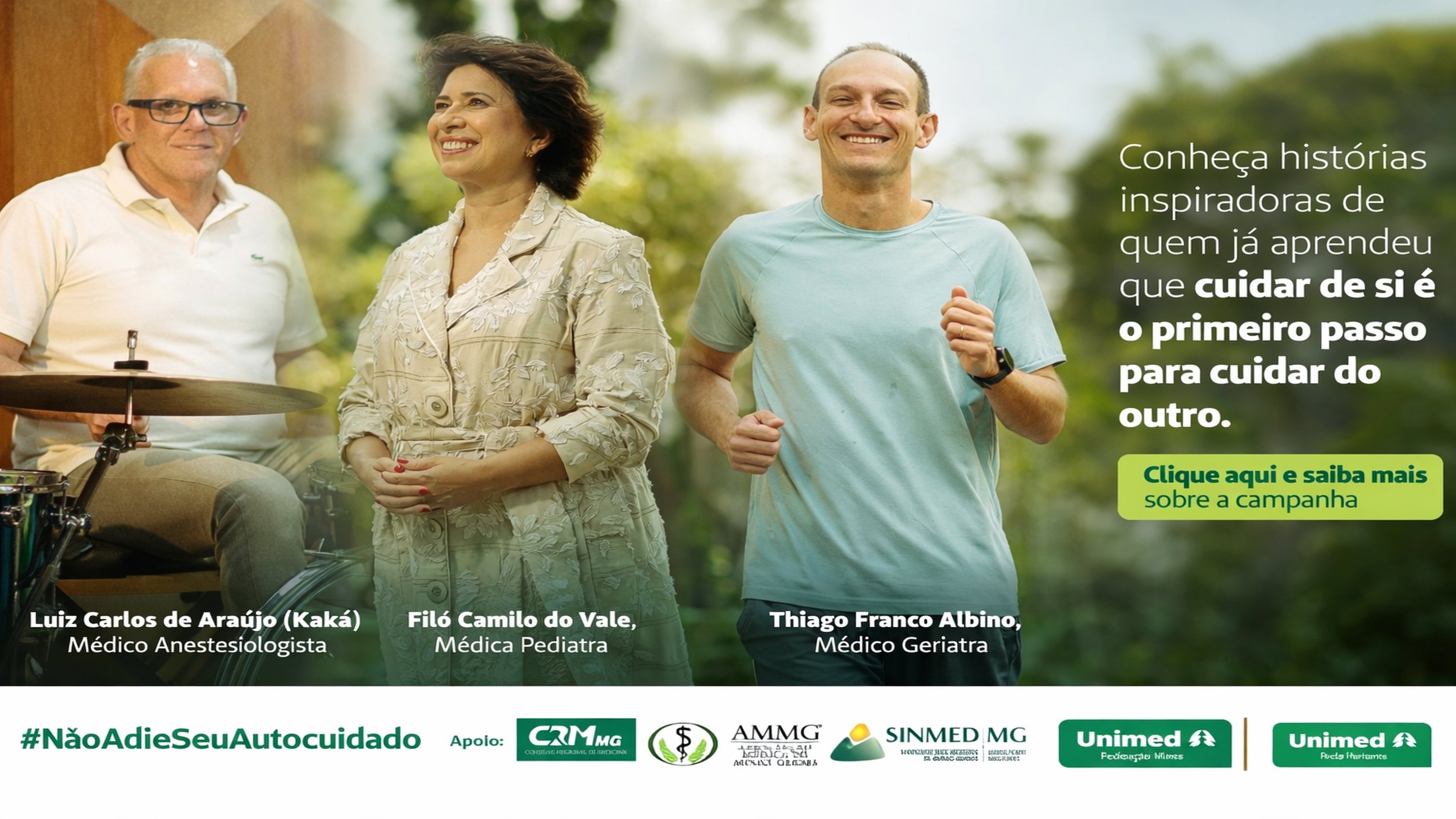 Campanha de autocuidado - O cuidado com quem nunca para